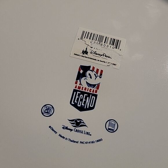 Disney Parks Cruise Dinner Plate - American Legend - Americana Mickey 11in - Picture 3 of 3